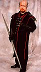 Lee Shamblin in Warrior Caste costume, click to see full size image